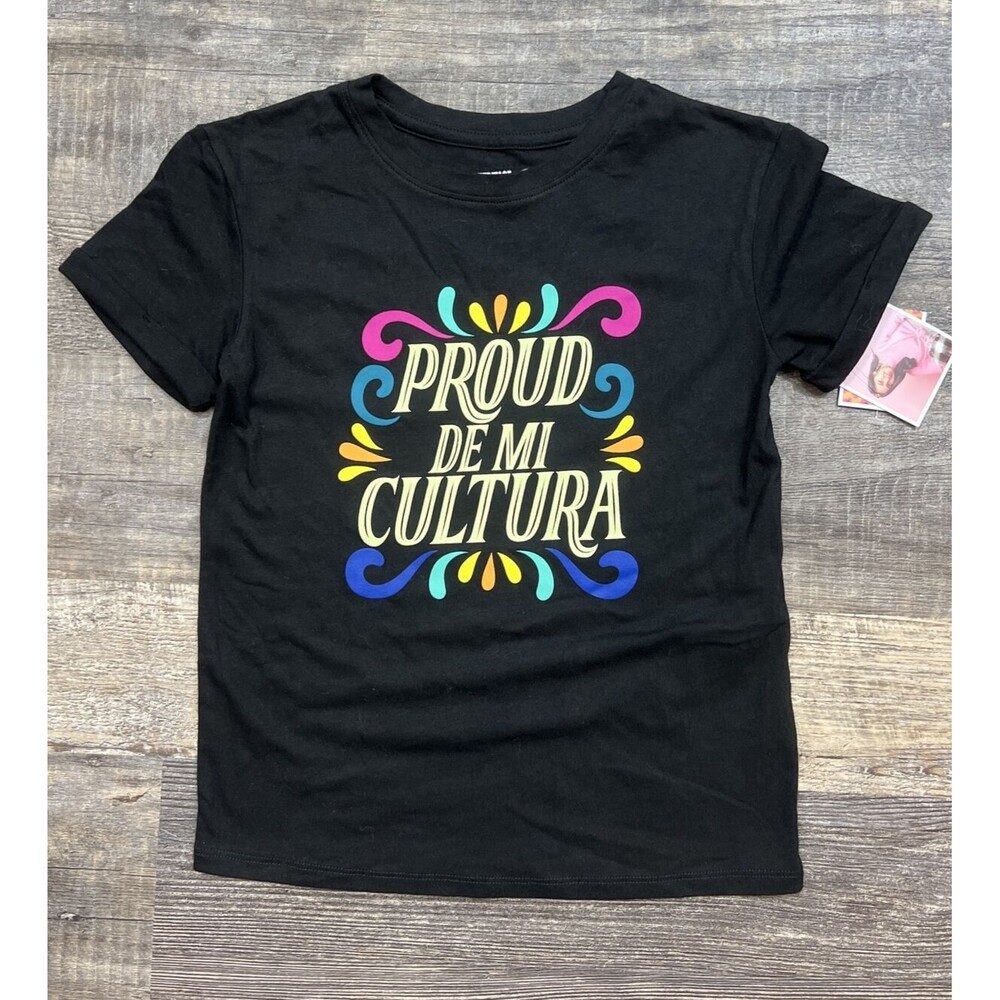 Latina Heritage Month Youth Shirt Proud De Mi Cultura Size Small
